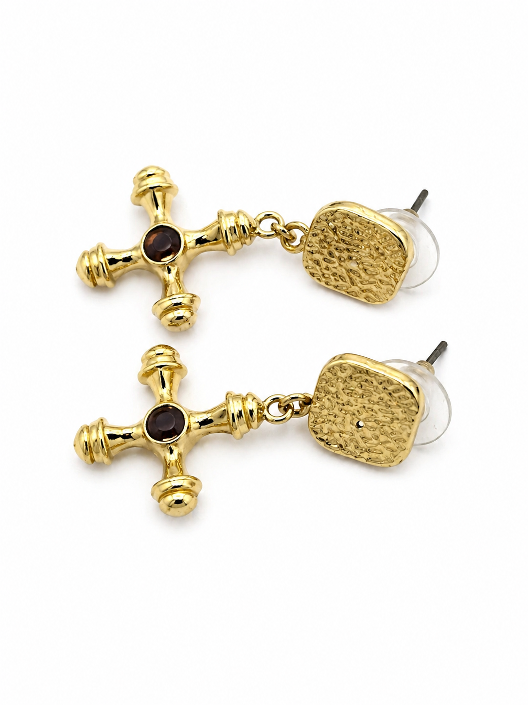 Aretes "Cruz divina"