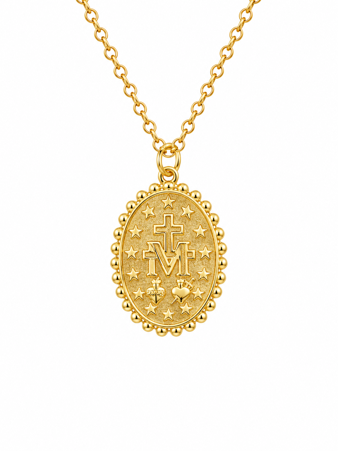 Collar "Ave María Esperanza Nuestra" Madre Perla