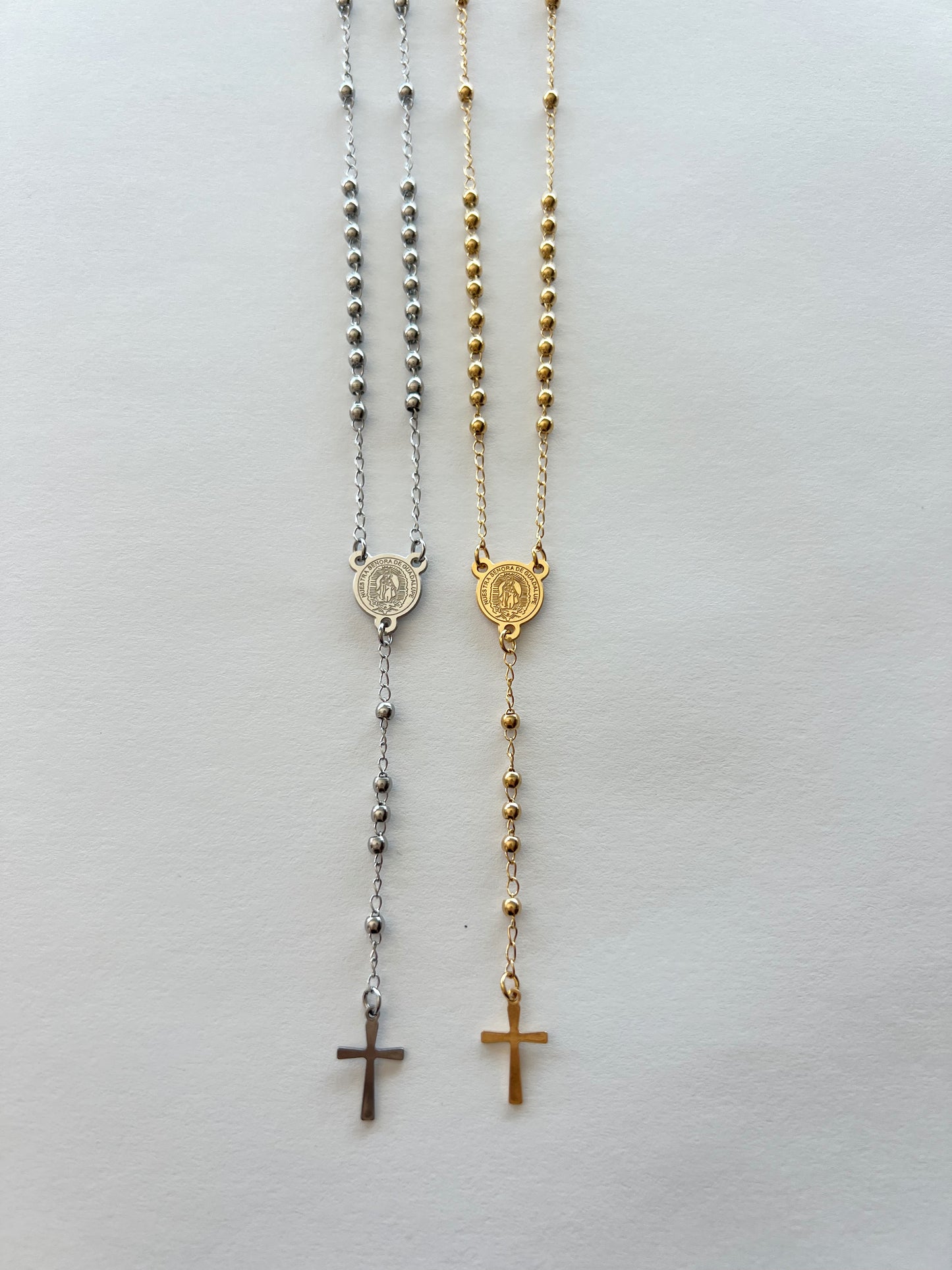 Collar "Rosario" eslabón redondo