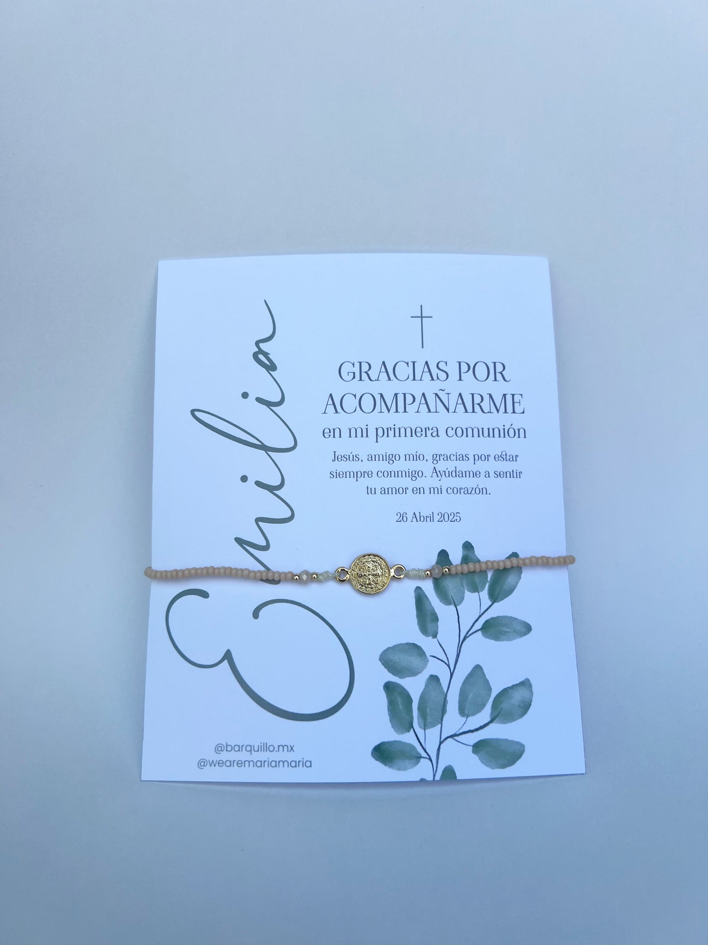 Pulsera Santa (Bolitas) - Mayoreo