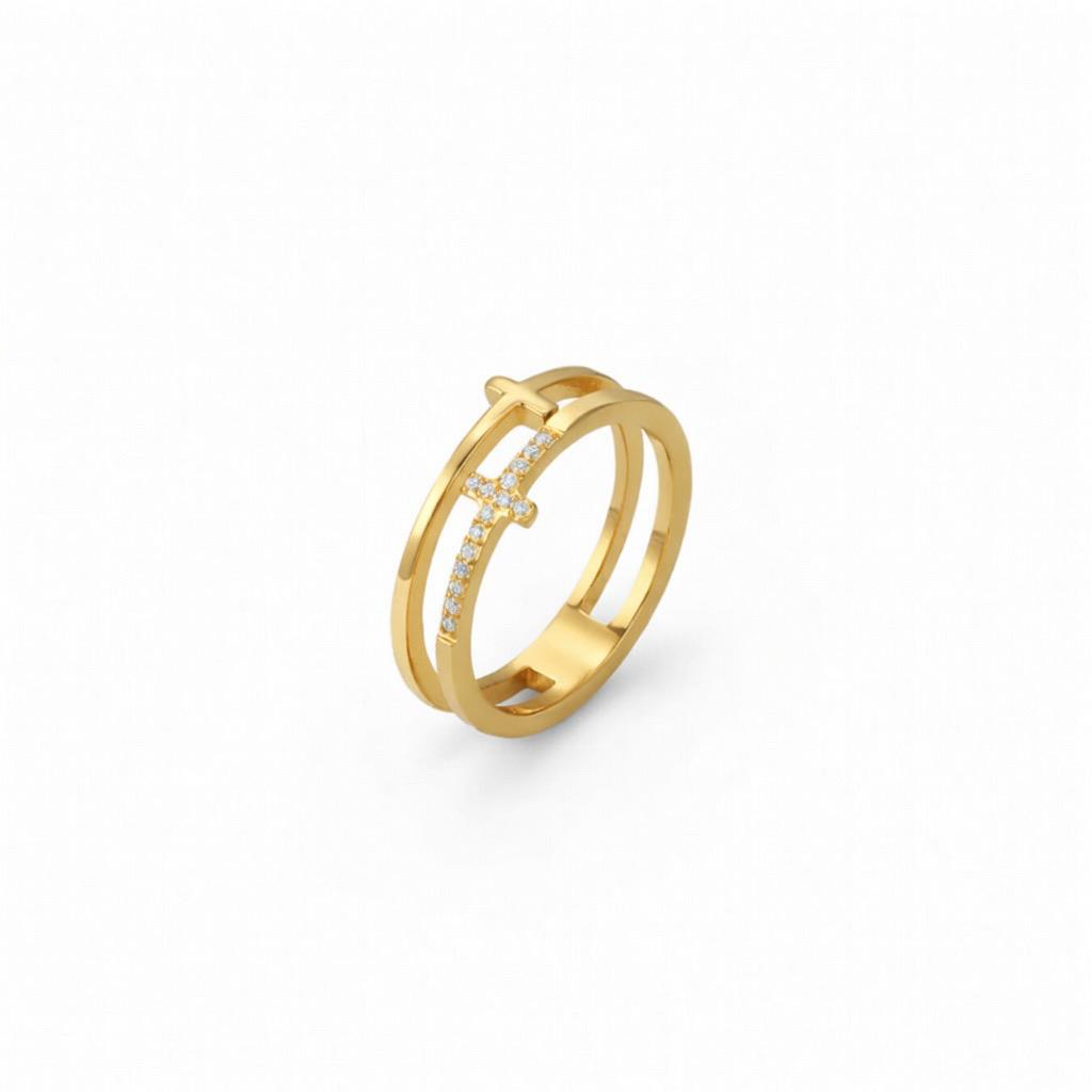 Anillo "Doble Cruz"