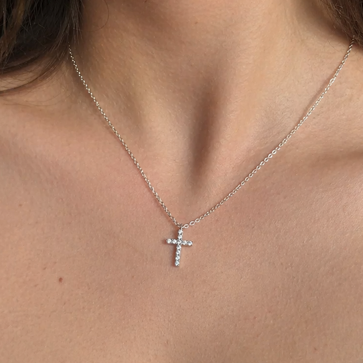 Collar "Cruz de Luz” Plata 925