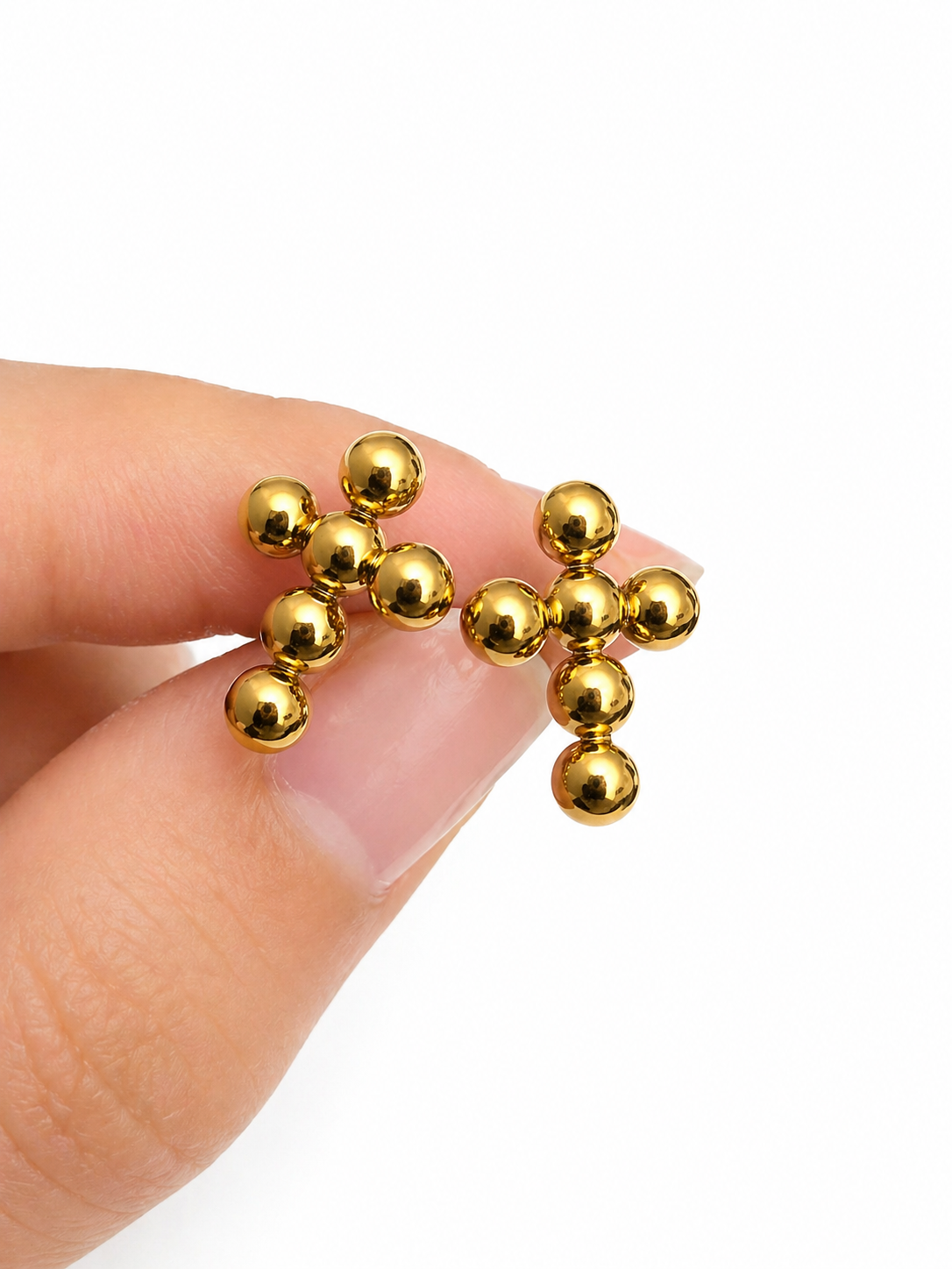 Aretes de "Cruz Esencia Divina"