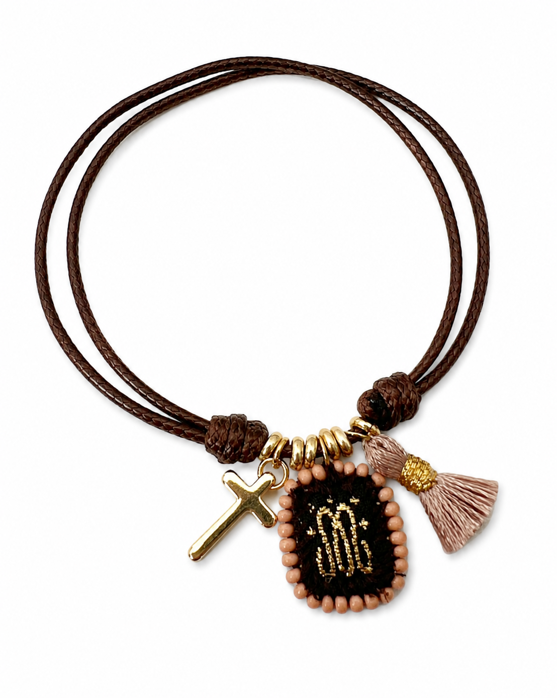 Embroidered Scapular Pendant