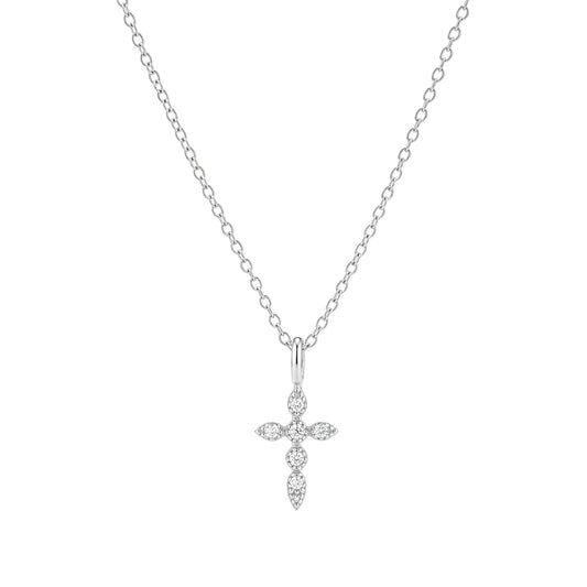 Collar "Cruz Refugio Eterno” Plata 925