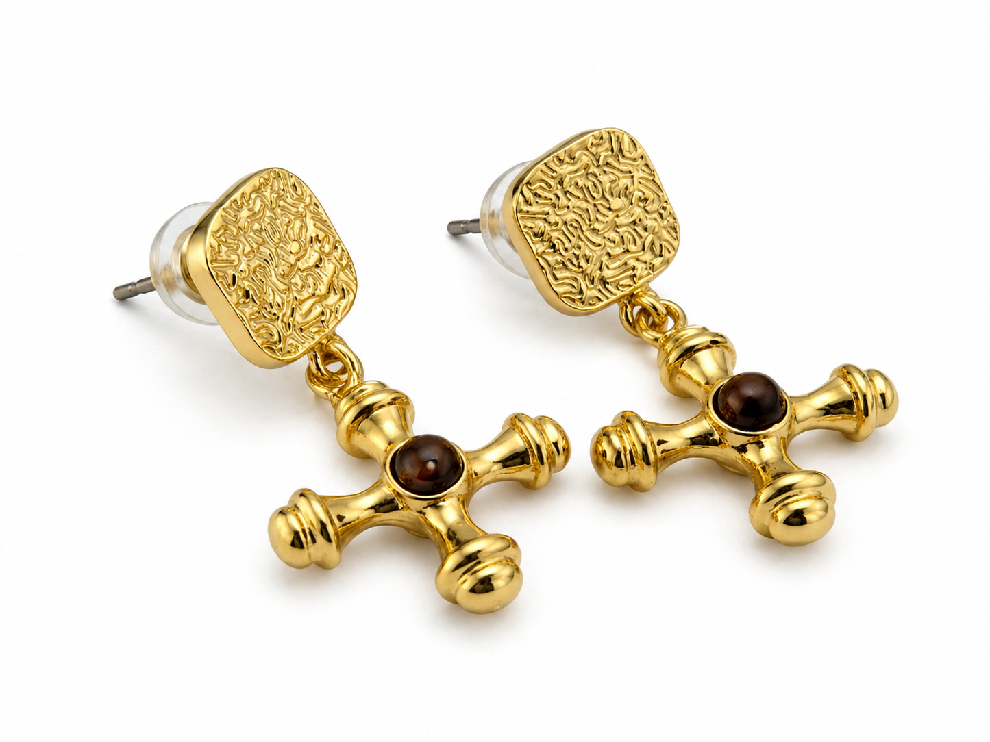 Aretes "Cruz divina"