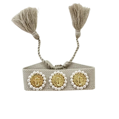 Pulsera "San Benito triple"
