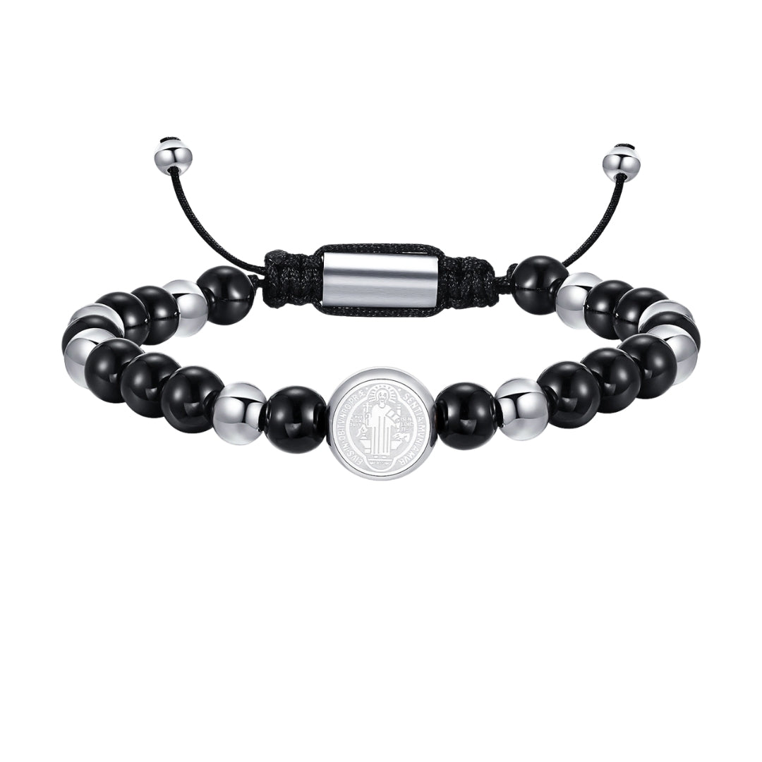 Adjustable “Sacred Cross” Bracelet