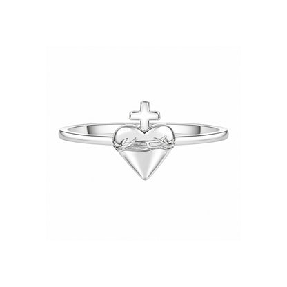 Anillo "Sagrado Corazón" Plata 925