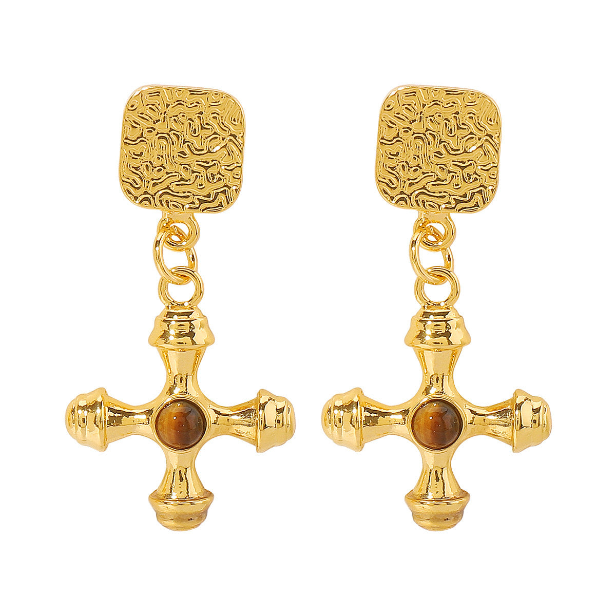 Aretes "Cruz"