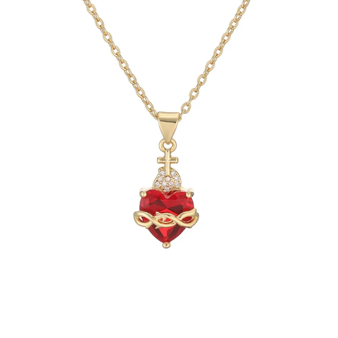 Saint Benedict Zirconia Necklace