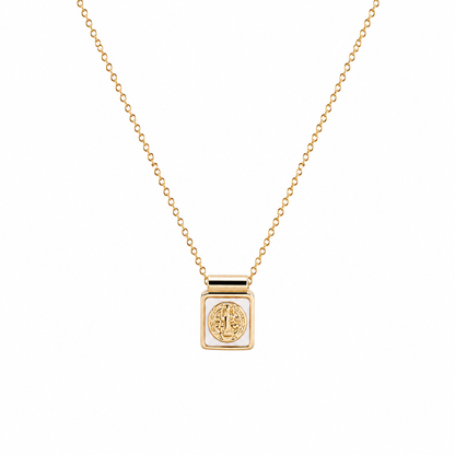 Collar "San Benito” Perla Madre