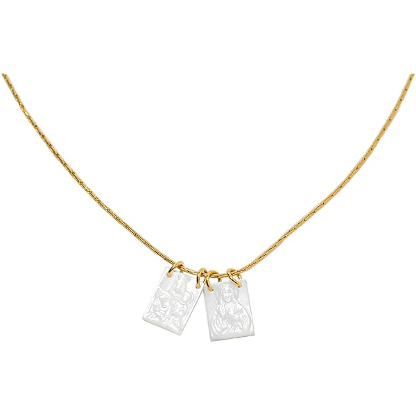 Collar “Escapulario” Madre Perla