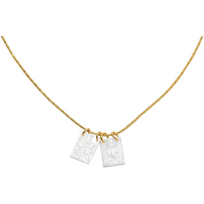 Collar “Escapulario” Madre Perla