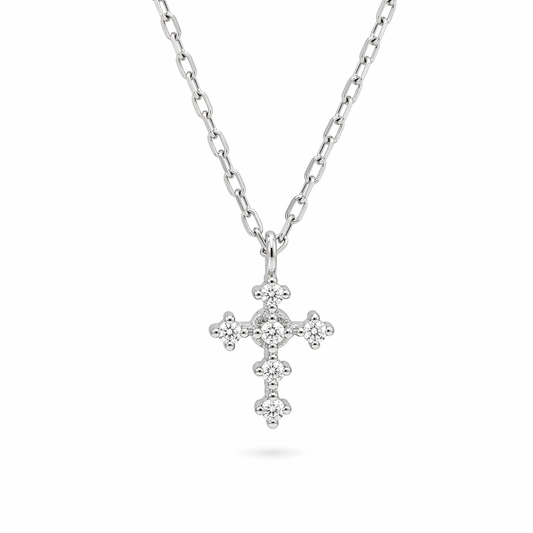 Collar "Cruz Llena de Gracia” Plata 925