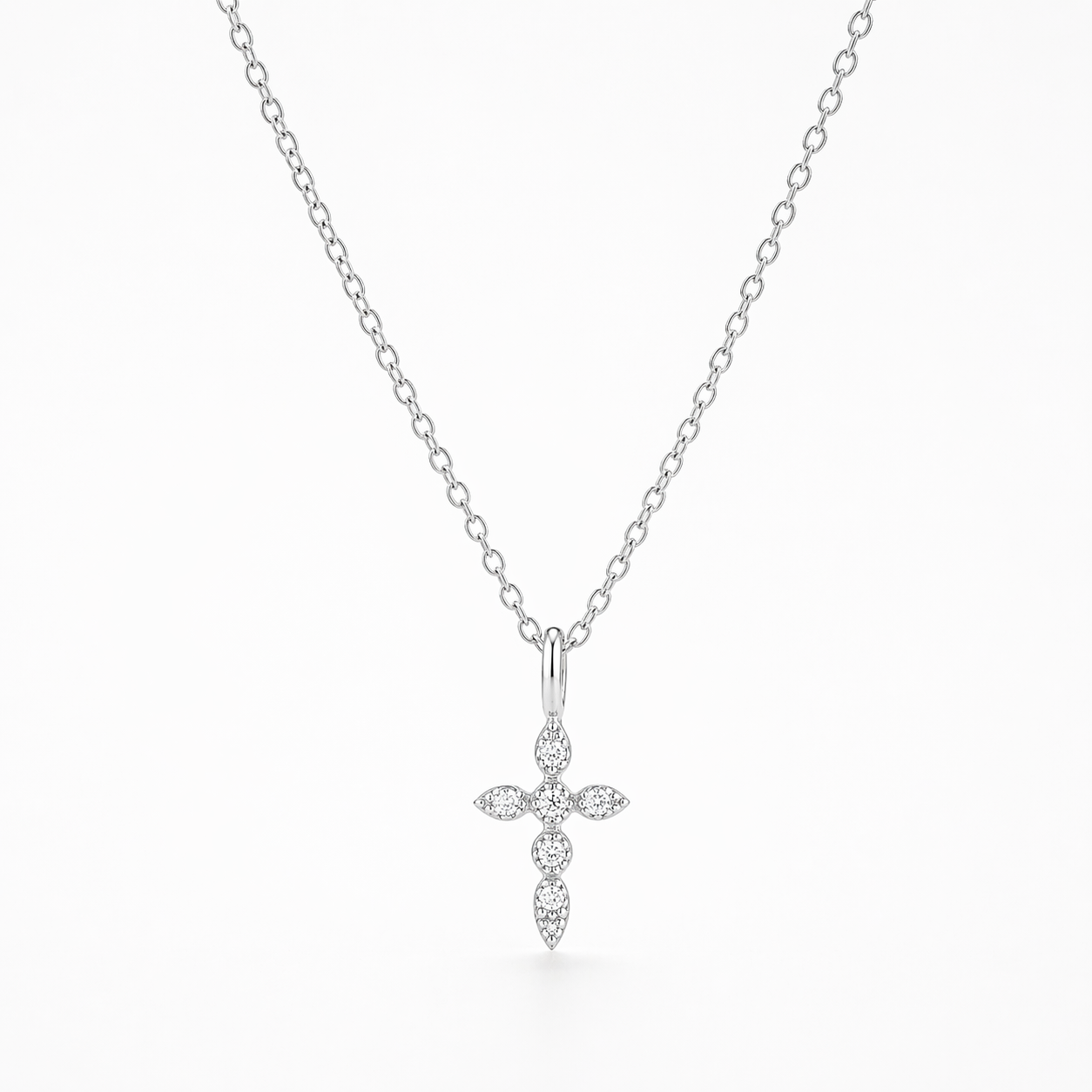 Collar "Cruz Refugio Eterno” Plata 925