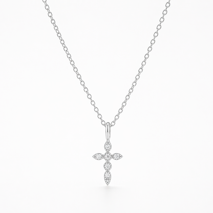 Collar "Cruz Refugio Eterno” Plata 925