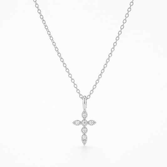 Collar "Cruz Refugio Eterno” Plata 925