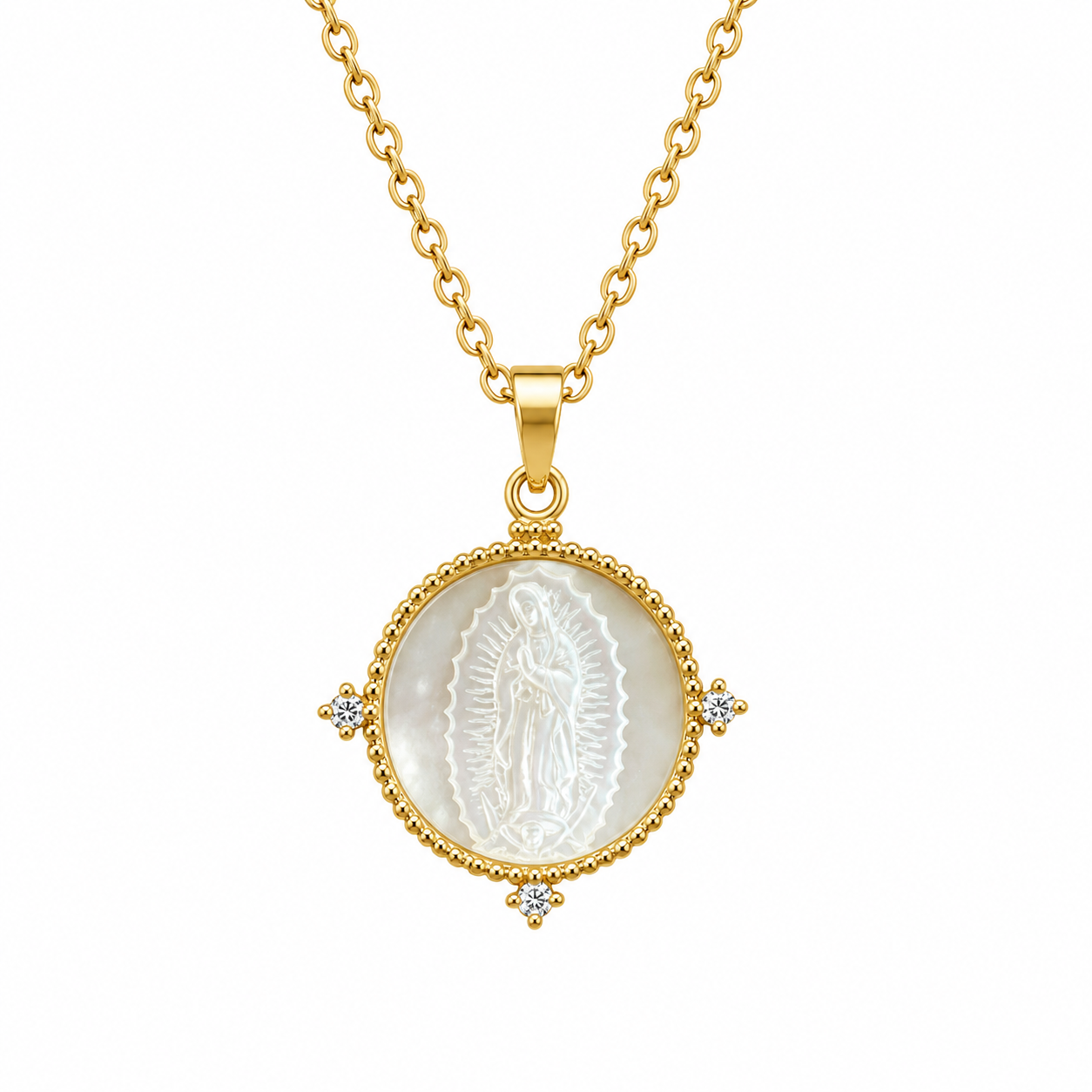 Saint Benedict Zirconia Necklace
