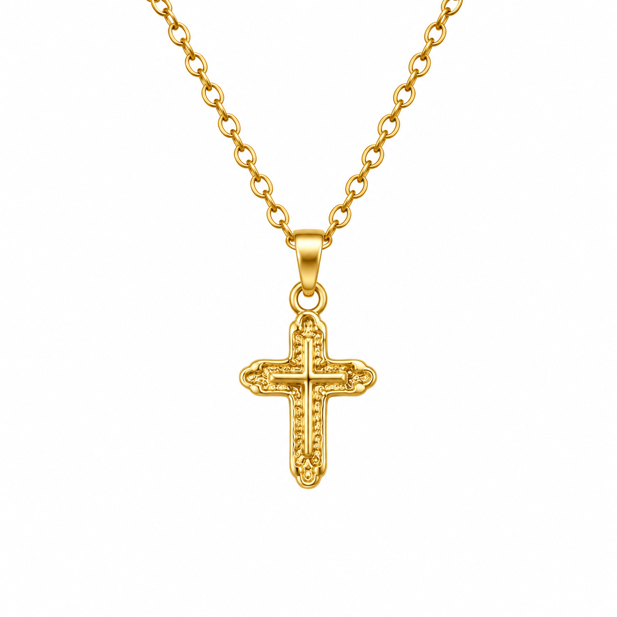 Collar "Cruz Buen Pastor"