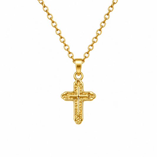Collar "Cruz Buen Pastor"