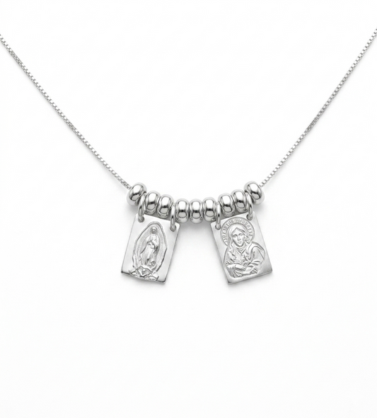 Collar Escapulario Perla Madre