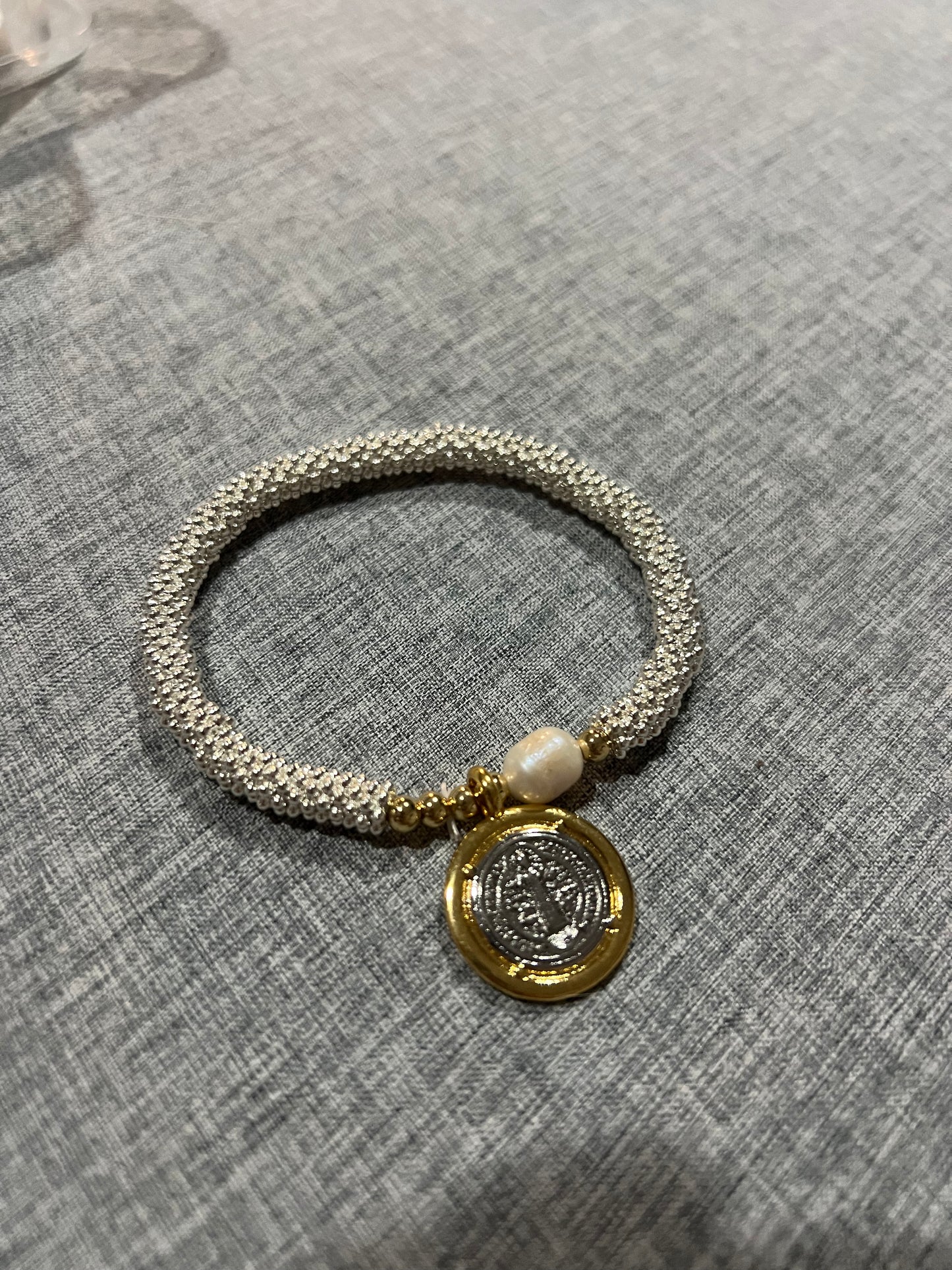 Pulsera "San Benito" con Perla