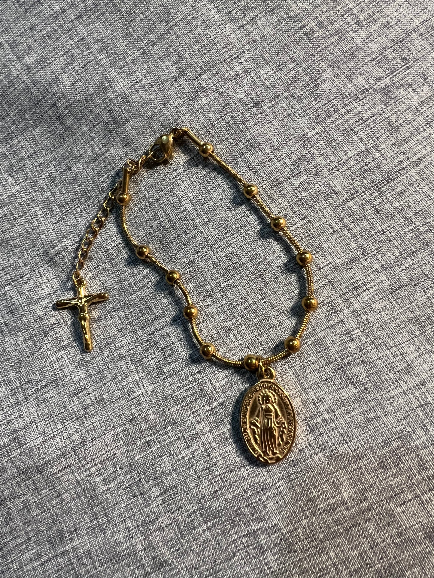 Pulsera "Decenario" Medallita Milagrosa