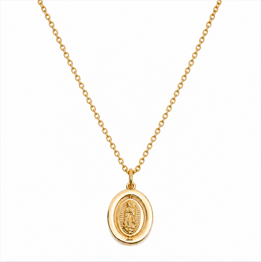 Collar "Virgen de Guadalupe" doble vista