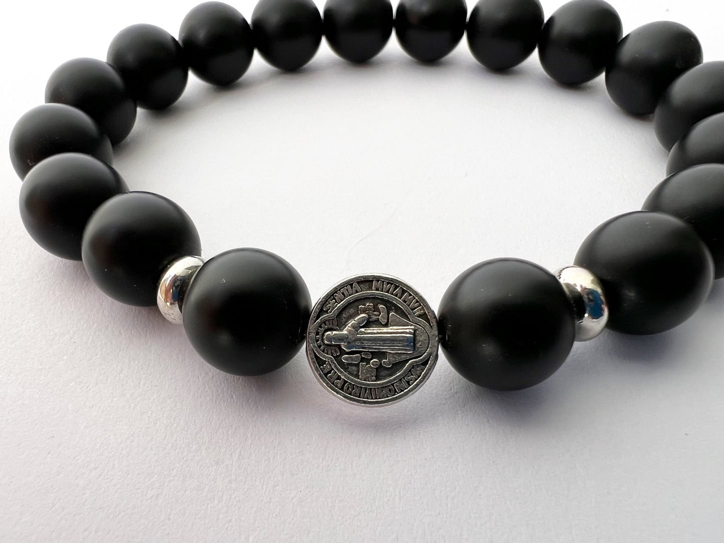 Black Saint Benedict Bracelet