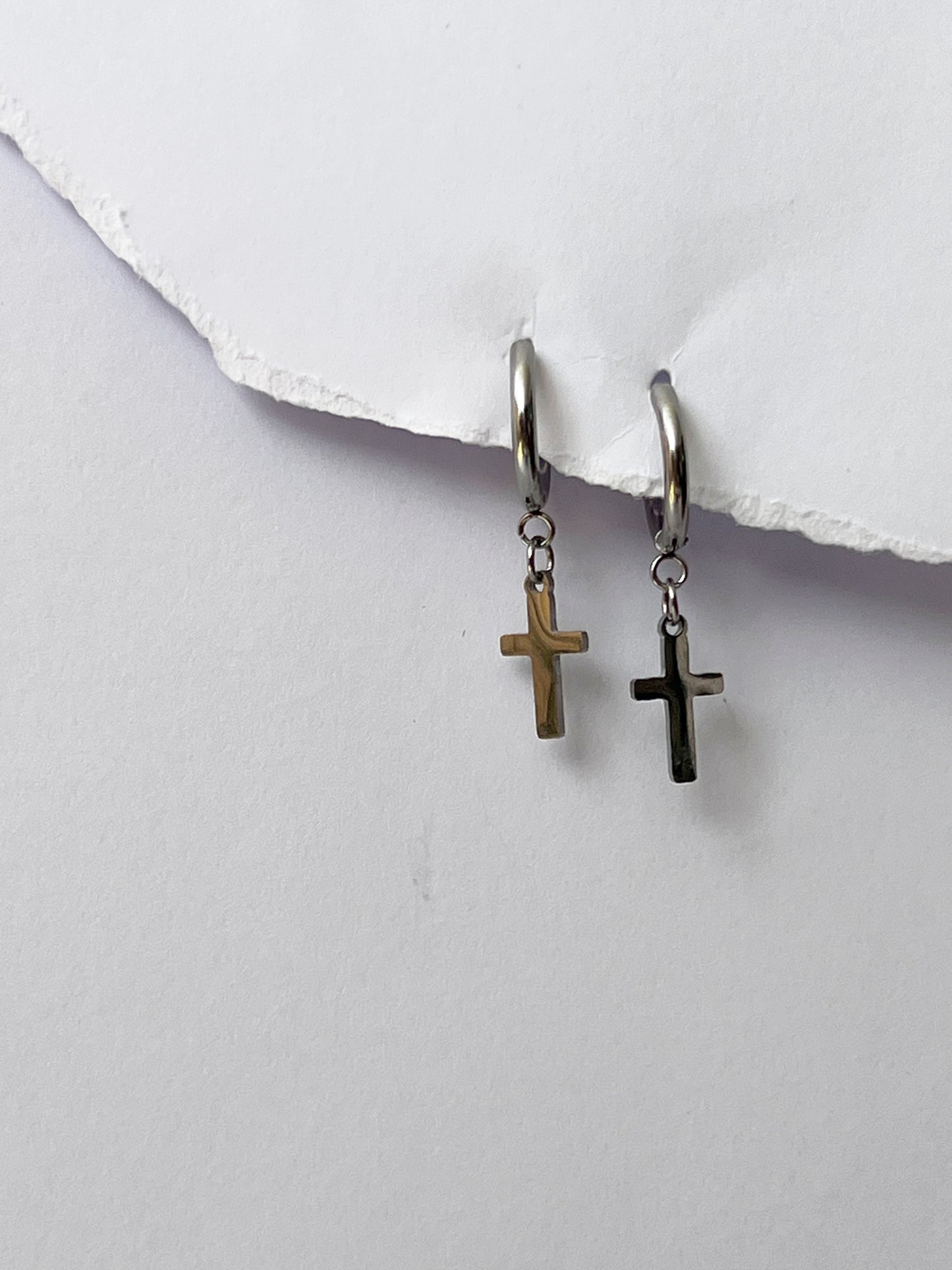 "Cross of Sacrifice" earrings