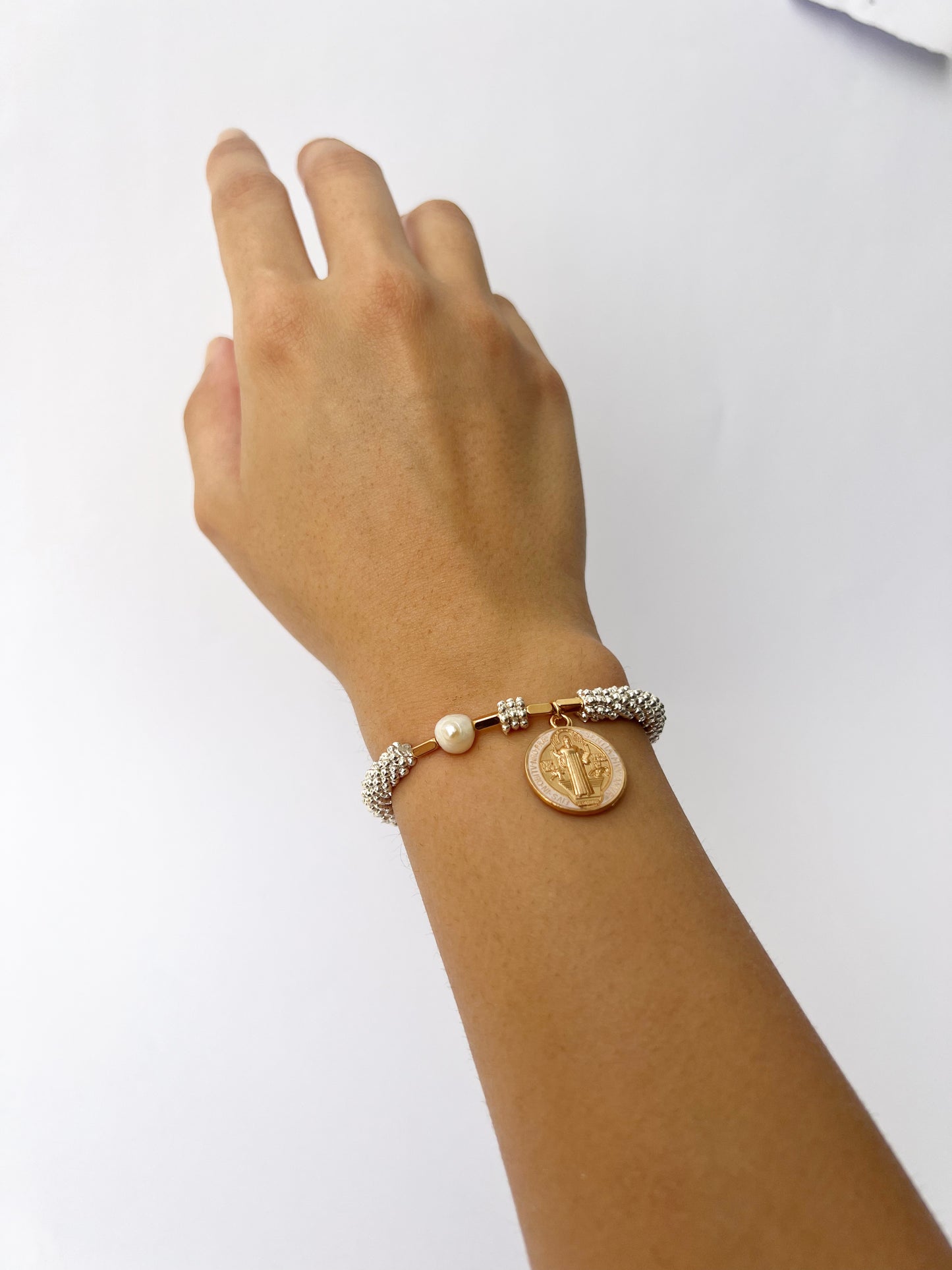 Pulsera San Benito con Perla de Río