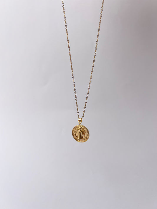 "Saint Benedict Medal" Necklace