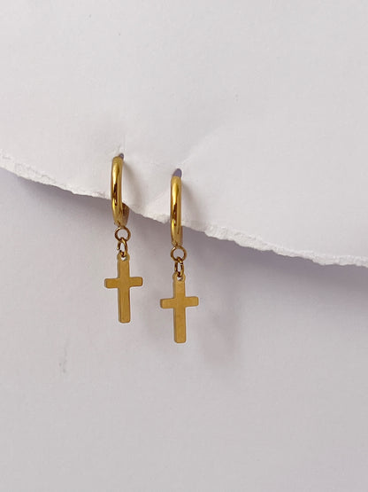 "Cross of Sacrifice" earrings