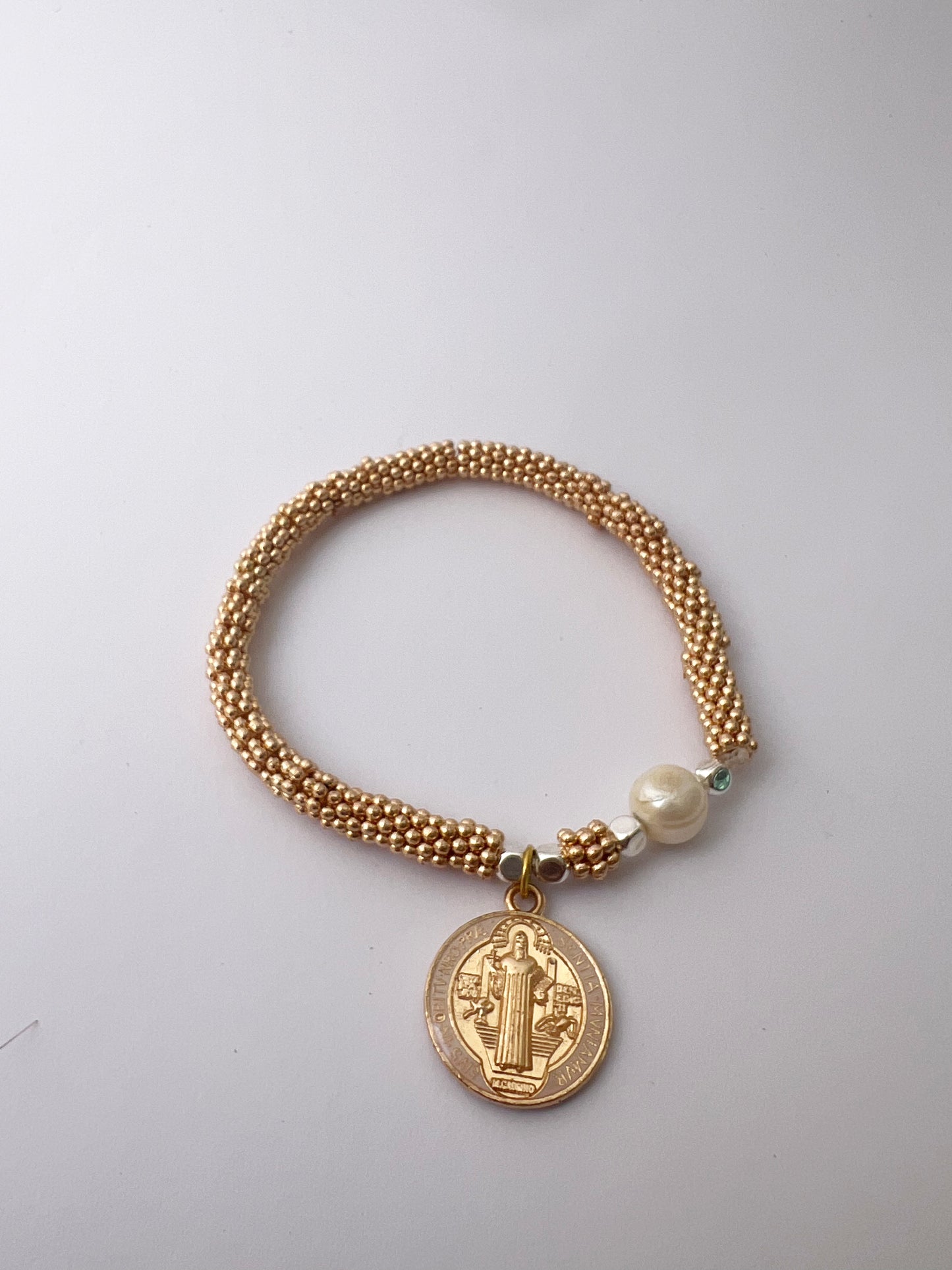 Pulsera San Benito con Perla de Río