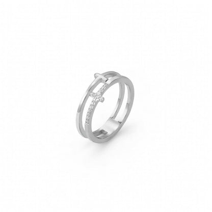 Anillo "Doble Cruz"