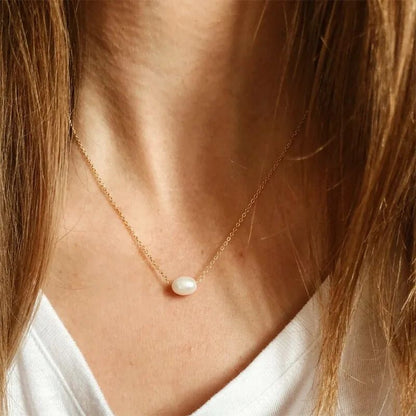 Collar Perla "Gracia Plena"