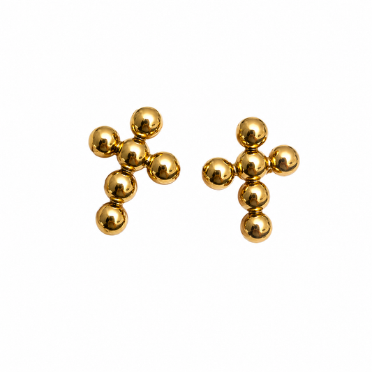 Aretes de "Cruz Esencia Divina"