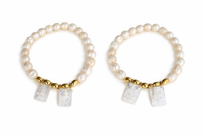 Pulsera Perla - Escapulario Madre Perla